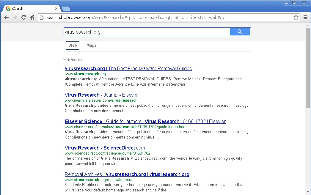 isearch.bobrowser.com bobrowser removal