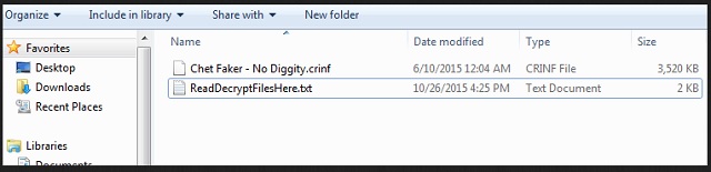 remove Crinf File Extension