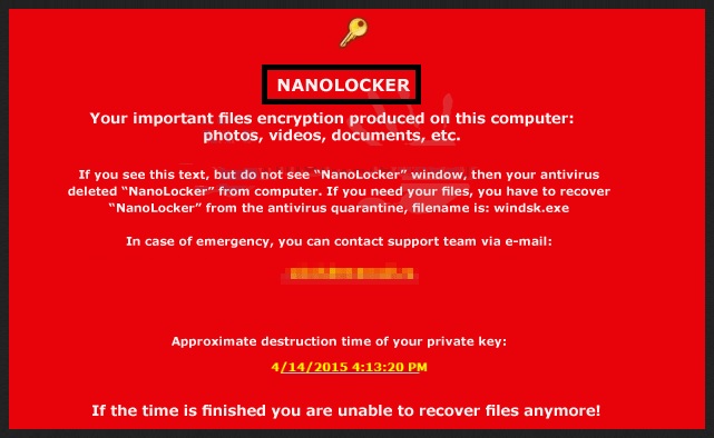 remove NanoLocker 