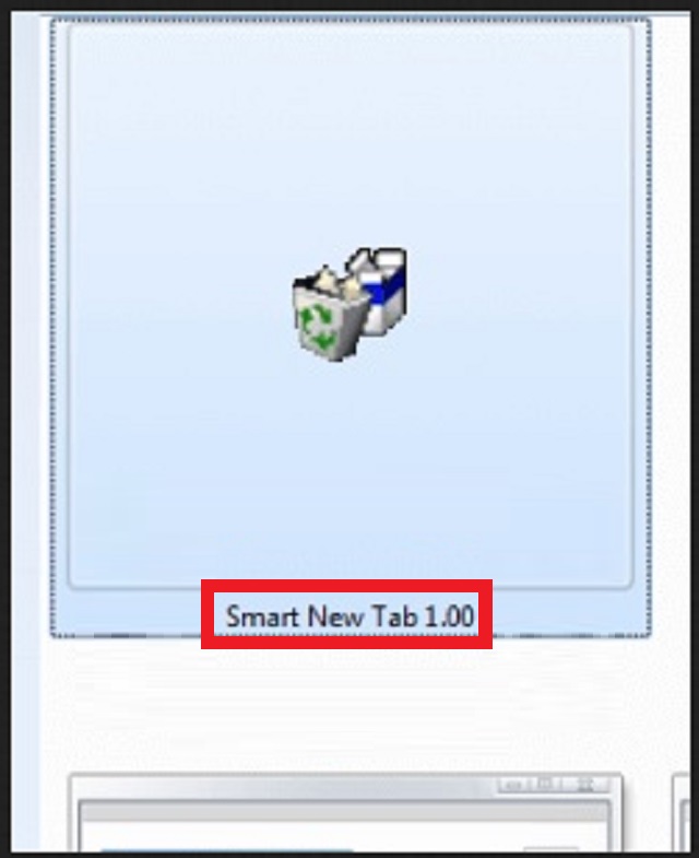 Remove Smart New Tab