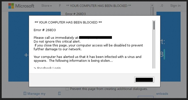 remove YOUR COMPUTER HAS BEEN BLOCKED