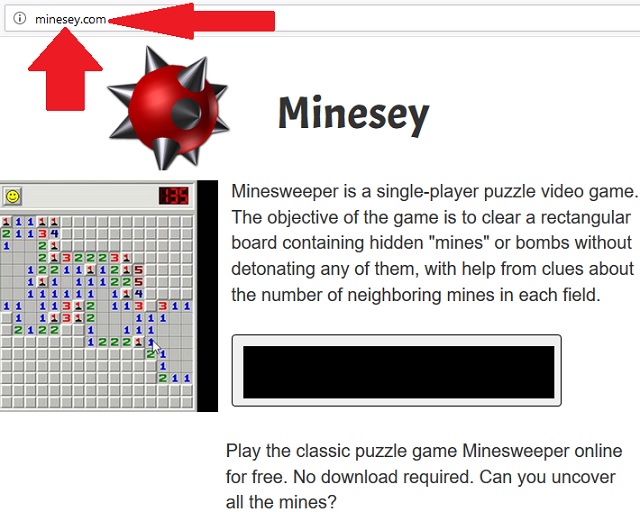Remove Minesey.com