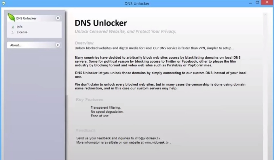 remove dns unlocker